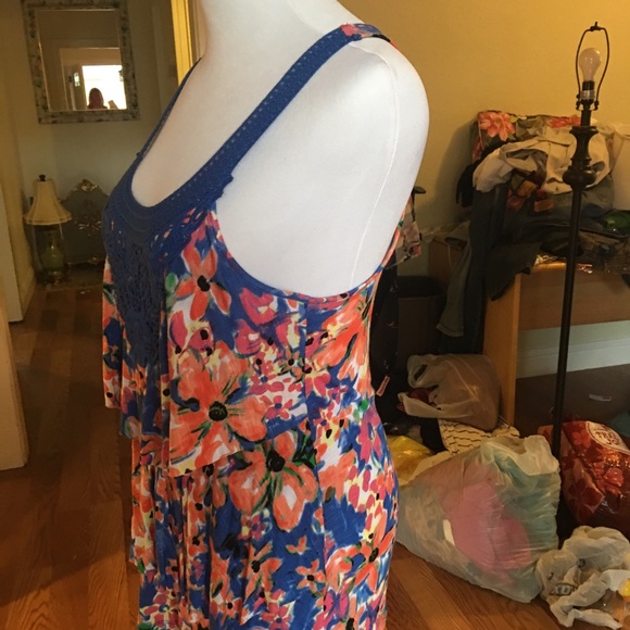 Crochet Rayon Ruffled Top  By Candies - Picture 4 of 6